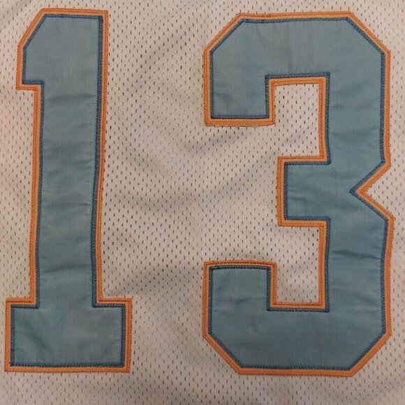 Mitchell & Ness Throwbacks 1984 Miami Dolphins Dan Marino Jersey White Size 52 - Picture 10 of 11